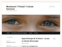 Tablet Screenshot of montessori-freinet.com